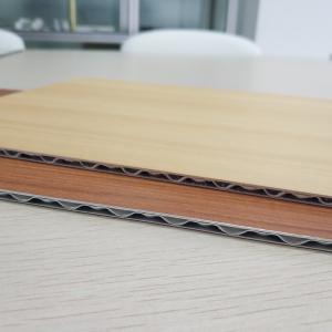 China Non Combustible Aluminium Core Panel A2 Wood Wooden Stone Grain Look Durable factory