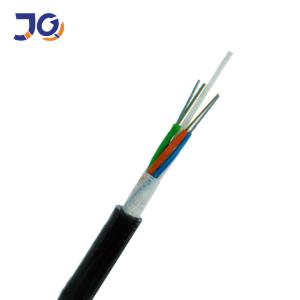 China Outdoor Single mode Duct G652D FRP strength member 12 24 48 96 core optical fiber cable fibra optic GYFTY factory