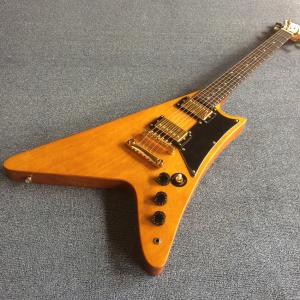 China Custom V style electric guitar,Rosewood Fingerboard ,Dots inlays,Chrome hardware factory