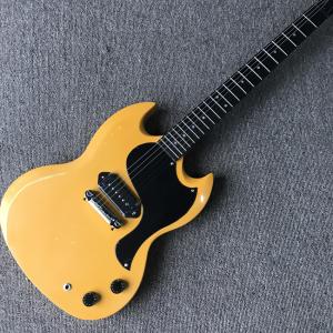 China Custom relic SG electric guitar, A P90 pickup, ebony fingerboard relic electric guitar, free shipping factory