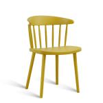 colorful pp plastic chairs dining modern windsor chair