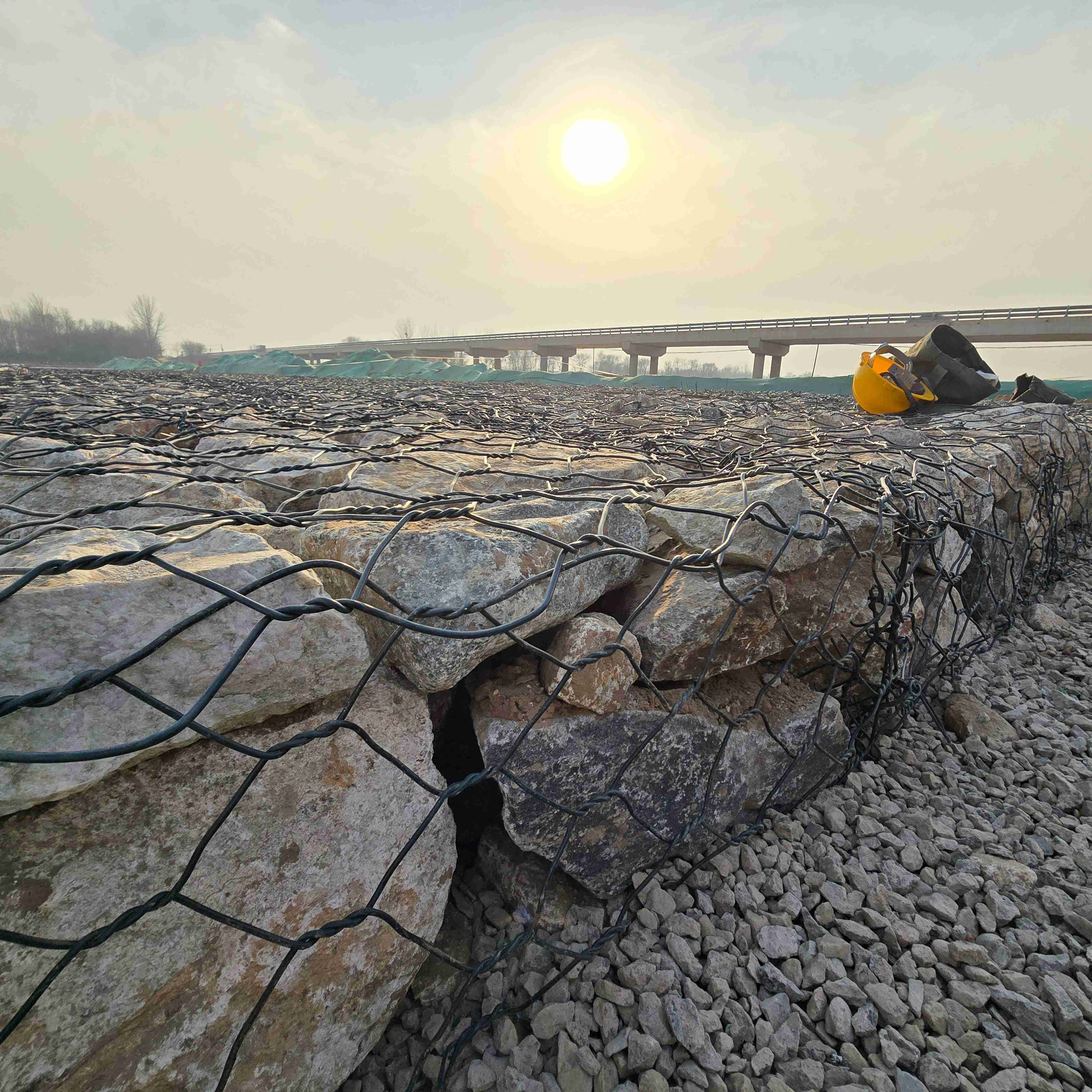 Woven Gabion Mesh For Hydraulic Engineering Durable Erosion Control & Water Management