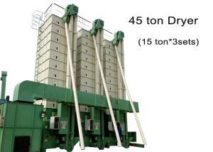 China 45 Ton Rice Grain Dryer Batch Recirculation 380V / 220V With High Drying Speed factory