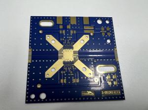China Rogers Material PCB 0.762mm Glass Epoxy Yellow Coverlay White Silkscreen factory