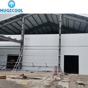 China Freon Refrigerant Cold Room for Meat and Seafood Stainless Steel Surface Material factory