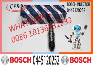 China Common Rail Fuel Injector 0445120252 5263315 For Cummins QSB 5.9 Engine factory