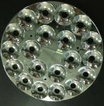 PC + ABS LED light Reflector Aluminum Metallization, LED lighting High