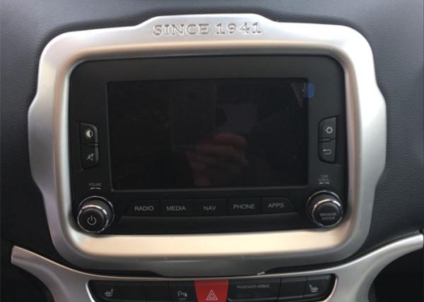 Auto Interior Trim Parts JEEP Renegade 2016 Multimedia / Air condition Panel