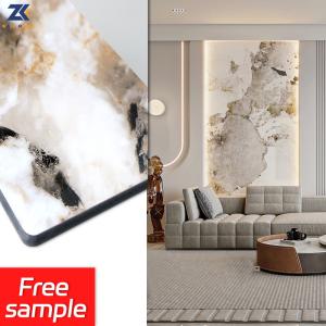 China Bamboo Charcoal Fiber Marble PVC Wall Panels Anti Static Heat Insulation factory
