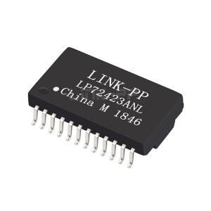 China LP72423ANL 10G Base-T Single Port SMD Magnetic Transformer Modules 24 PIN factory