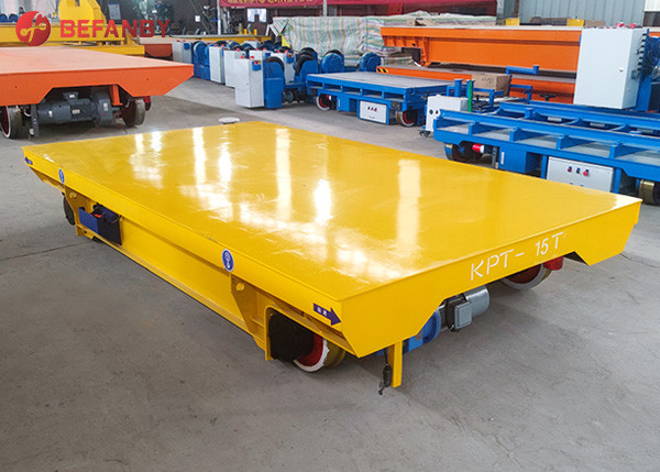 Towed Cable Rail Electrical Material Handling Cart 5 Ton