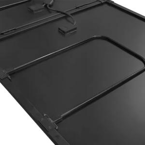 Compact 100W 18v Foldable Full Black Durable Lighteright ETFE Solar Panel Pv