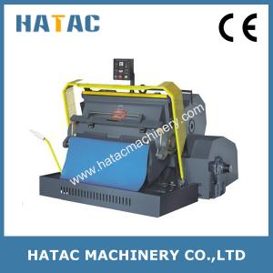 China Economic Die Cutting and Creasing Machine,Paperboard Die Cutting Machinery,Metal Plate Embossing Machine factory
