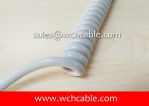 China UL20430 Gas Resistant TPU Sheathed Spiral Cable factory