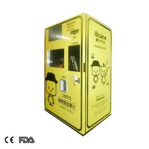 China scenic spots food grade material orange juice auto vending machine factory