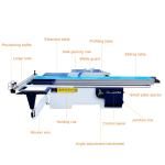 3200mm Heavy Duty Precision Sliding Table Panel Saw Machine for Wood Cutting