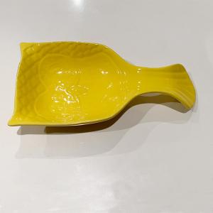 China Owl Shape Solid Color Glazed Ceramic Rest Spoon Holder factory