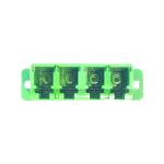 LC/APC Optic Fiber Adapter Eared Square Transformation in Green Color