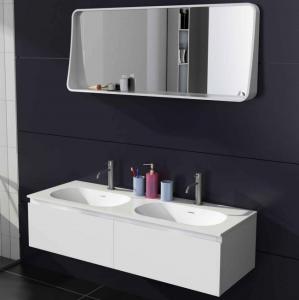 China Indoor Home Bathroom Vanities Cabinets Corner Bathroom Sink factory