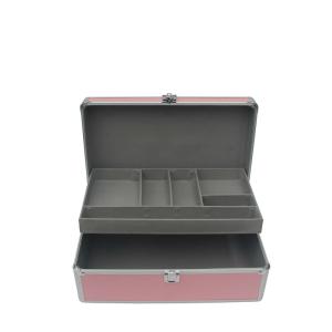 China MSAC Aluminum Small Aluminium Tool Case Pink Rugged Surface 3.8mm Fiberboard factory