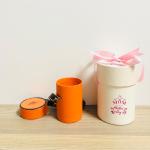Cardboard Kraft Paper Tube Packaging , Cylinder Round Paper Tube Box