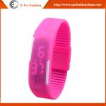 LED Sports Watch Quartz Watch Casual Watch Silicone Strap Candy Color OEM