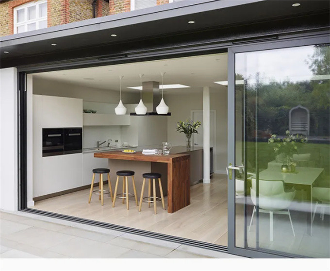 Aluminum Narrow Frame Sliding Doors for Waterproof Window Solution