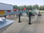 3 Axle Semi Trailer 40ft Skeleton Tractor Trailer
