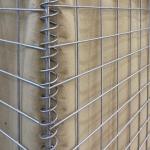 Safety Flood Defence Barrier Welded Wire Mesh Bastion Wall 50mm*50mm
