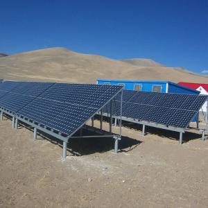 China Hot Dip Galvanized Ground Solar Mounting Bracket High Power Output factory