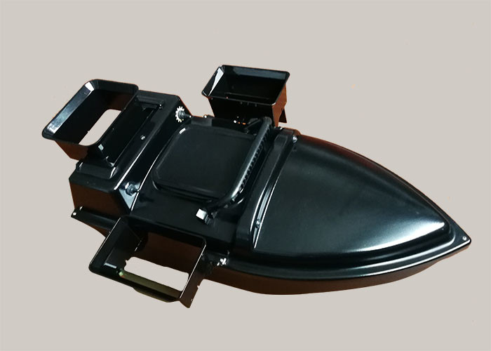 Black Shuttle bait boat GPS RC model radio control DEVC-200 AC 110-240V