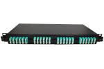 144F 19in 1U MPO MTP Patch Panels 12 Port Patch Panel Rack Mount For Fiber