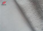 Warp Knitted 100% Polyester Tricot Velvet Sports Wear Fabrics White