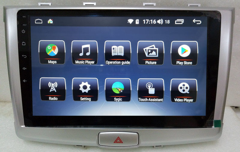 Ouchuangbo gps auto radio for Great Wall haval H6 2017 support BT MP3 mirror link android 8.1 OS 4+64