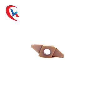 China TKF16R200-S Carbide Grooving Inserts With HRA 91.8 Hardness Light Gray Color factory