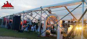 China A Frame Clear Top Marquee 200 People Outdoor Event Marquee With Stages factory