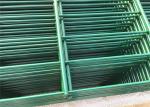 Pvc coated twin wire 656 fence panel/Double rod welded wire fence, twin wire