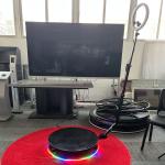 Rotating selfie 360 Photo Booth Sharing Station Slow Motion Spin Camera For