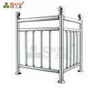 Hotel Stainless Steel Balustrade Posts Handrail Bracket For Tube Railing Baluste