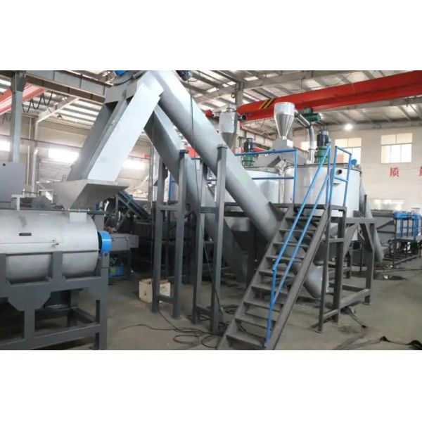 Hard Soft Plastic Flakes Washing Recycling Line PET Plastic Recycling