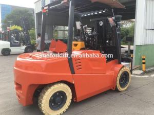 China 3000mm Lift 1250mm Wheelbase 4.5T Electric Forklift Truck factory