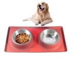 Washable Stainless Steel 450*260*45mm,540*95*60mm Non Skid Dog Bowl