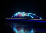 DC36V 2R2G2B Transparent Advertising Led Display 7200CD/Sqm Glass