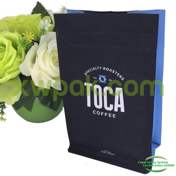 Gravure Printing Flat Bottom Flexible Food Packaging Pouches Aluminum Foil With
