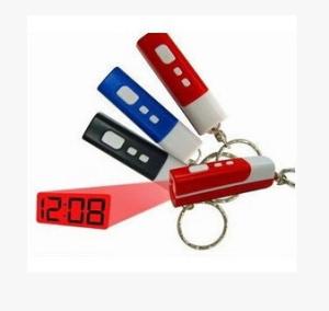 China New creative gift product project clock toy keychain keyrings factory