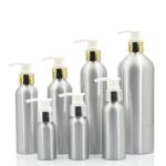 Spray Fine Mist Cosmetic Aluminum Bottles 250ml Screw Cap 18mm 18/415