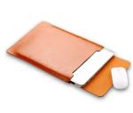 15 / 16 Inch PU Leather Laptop Sleeve Bag Embossing Logo Compatible With Macbook