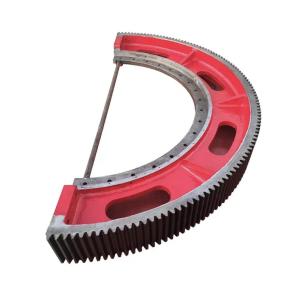 China Circular Forged Gear Big Ring Gear with Customizable Teeth Number factory