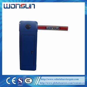 China OEM Blue Housing Vehicle Barrier Gate With Traffic Light Signal factory