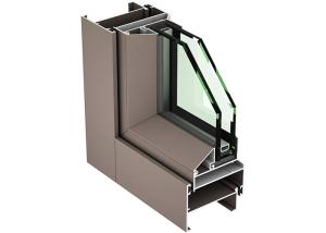 China High Strength Aluminum Window Frame Profile Polishing For Sliding Door Windows factory